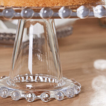 Glass Cake Stand With Personalised Lid, 5 of 7