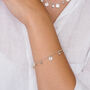 Lakshmi Bracelet Silver Or Gold Plated, thumbnail 5 of 10