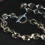 Men's Silver Striker Chunky Chain Toggle Clasp Chain For Men, thumbnail 4 of 7