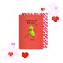 Valentine 'Tickle My Pickle' Magnet Card, thumbnail 2 of 2
