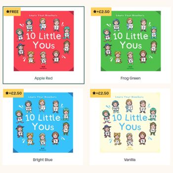 Learning Counting 10 Little You's Personalised Gift, 9 of 9