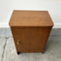 A Vintage 1950/60s Petite Compact Oak Bedside Cabinet, thumbnail 11 of 12