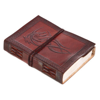 Indra Celtic Dragon Leather Journal, 5 of 9