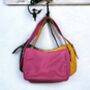 Bright Yellow Or Pink Leather Handbag, thumbnail 4 of 9