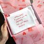Handwritten Message Second Anniversary Cotton Hanky, thumbnail 7 of 10