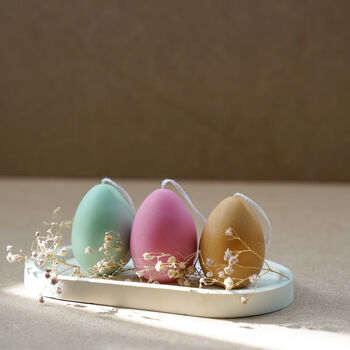Handmade Soy Wax Easter Egg Candle Box Set Of Six, 6 of 8