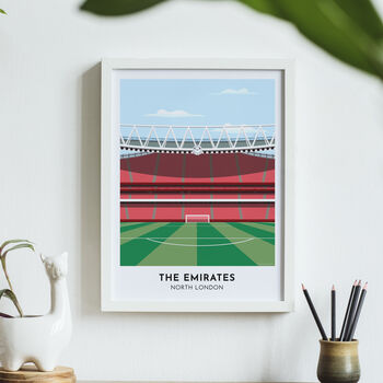 Arsenal Print The Emirates Football Stadium Illustration, 2 of 10