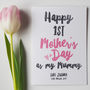 First Mother's Day As My Mummy Personalised Card, thumbnail 7 of 7