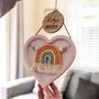 Personalised Heart Nursery Sign New Baby Gift, thumbnail 1 of 5