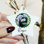 Personalised Pet Wreath Star Christmas Tree Decoration, thumbnail 1 of 2