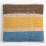 Rainbow Stripe Cushion Crochet Kit, thumbnail 9 of 12