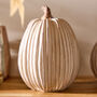 White And Gold Pumpkin Decoration, thumbnail 3 of 4