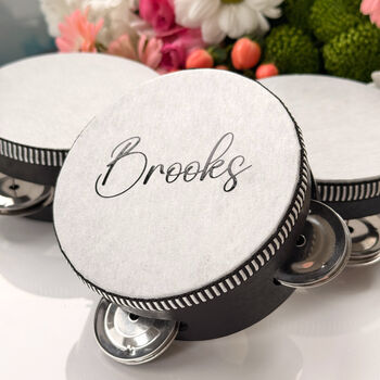 Wedding Tambourine Name Vinyl Decal, 12 of 12
