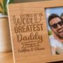 Personalisd World's Greatest Daddy Photoframe, thumbnail 3 of 4