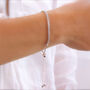 Personalised Sterling Silver Rope Slide Bracelet, thumbnail 3 of 8