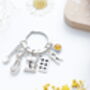 Chef Baking Personalised Keyring Cooking Gift, thumbnail 6 of 8