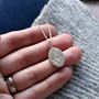 Sterling Silver Birth Flower Necklace, thumbnail 4 of 11