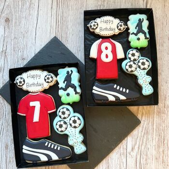 Personalised Football Fan Biscuit Gift, 12 of 12
