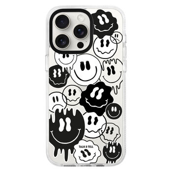 Happy Face Black And White Phone Case For iPhone, 7 of 8