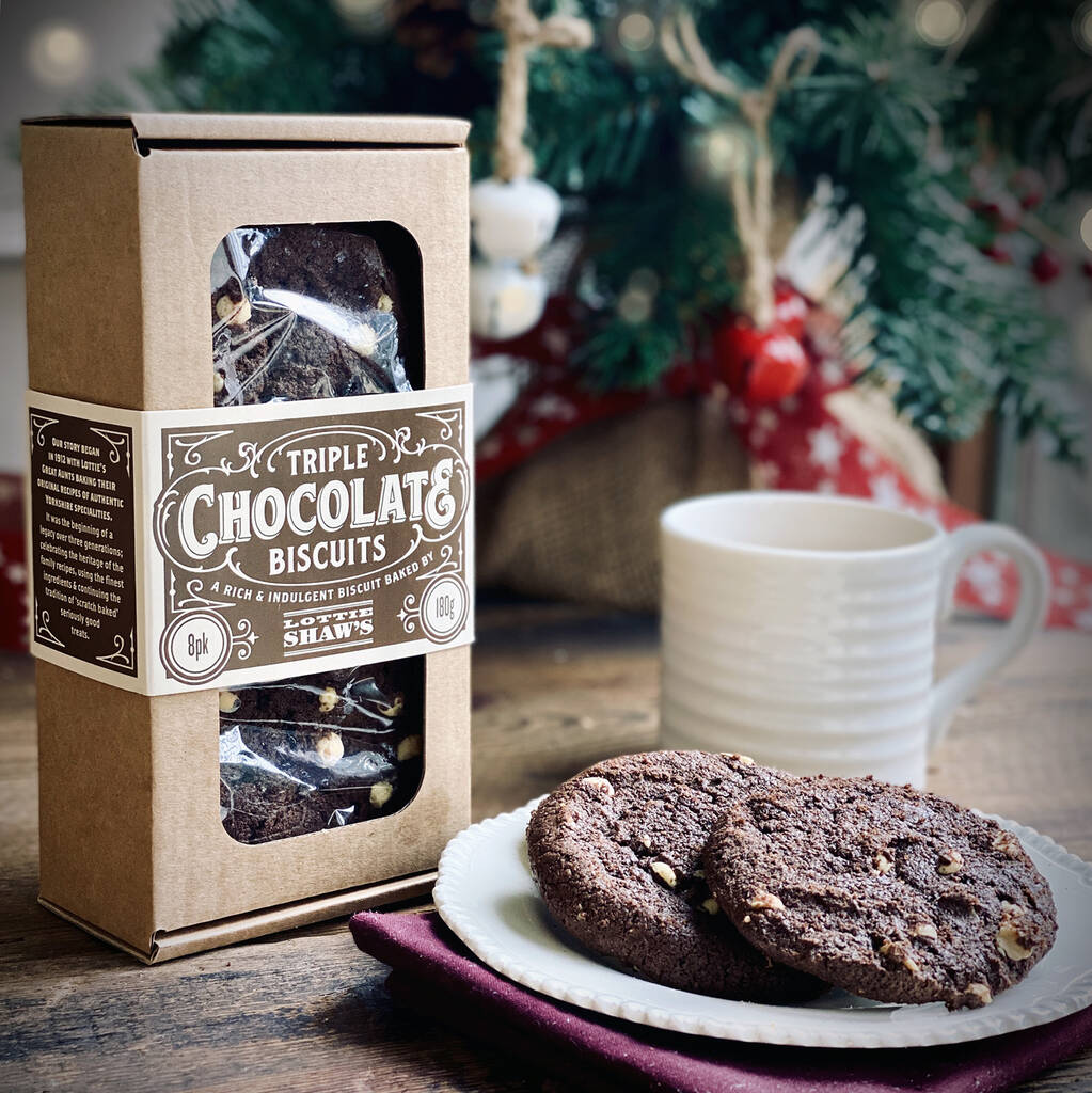 Christmas Biscuit Gift Box By LOTTIE SHAW'S | notonthehighstreet.com