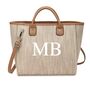 Personalised Large Initial Tote Cross Body Bag, thumbnail 3 of 6