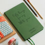 Personalised 50 Things For 50th Year Planner Notebook, thumbnail 1 of 12