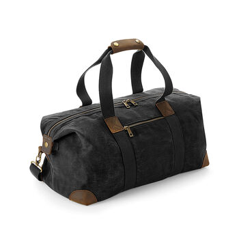 Luxury Waxed Canvas Holdall, 2 of 3