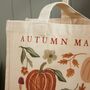 Personalised Autumn Market Tote Bag, thumbnail 3 of 3