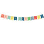 Colourful And Gold Foil Flag Birthday Banner, thumbnail 4 of 4
