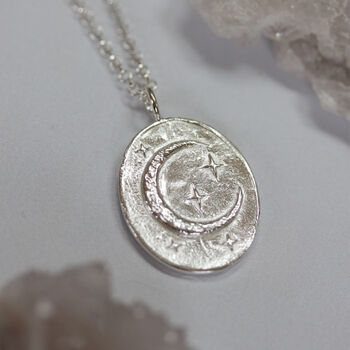 Silver Moon And Stars Necklace, 6 of 6