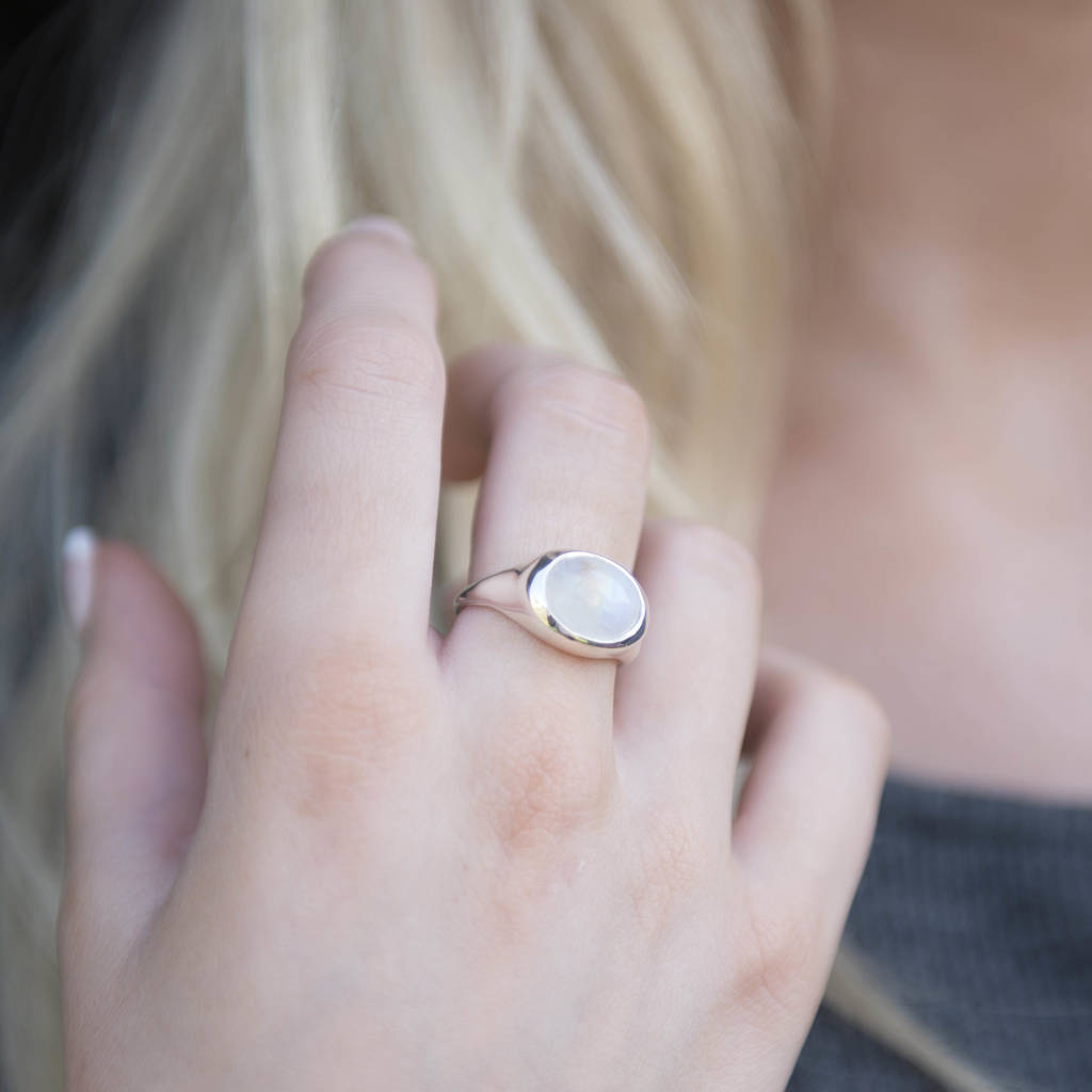 Moonstone Tranquility Ring By Alison Moore Designs