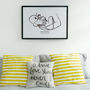 'La Leche' Personalised To Scale Breastfeeding Print, thumbnail 4 of 4