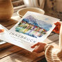 Austria Travel Print Of Innsbruck With Map Coordinates, thumbnail 2 of 7