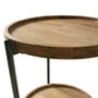 Berkeley Round Two Shelf Side Table, thumbnail 2 of 4