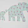 Personalised Baby Elephant And Mother Artwork, thumbnail 11 of 12