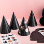 Halloween Party Hats And Sticker Set, thumbnail 1 of 3