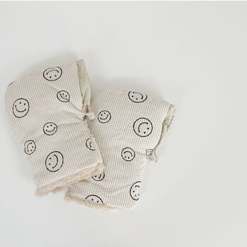 Kids Smiley Face Print Scooter And Bike Hand Warmer, 6 of 6