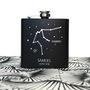 Star Constellation Black Hip Flask, thumbnail 3 of 3