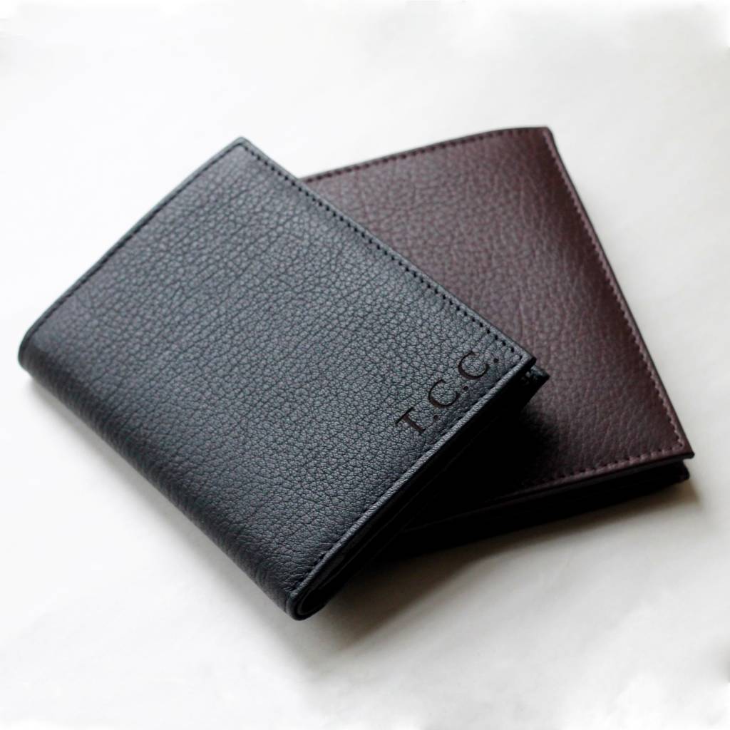 Personalised Men&#39;s Leather Wallet With Coin Pocket By Nv London Calcutta | comicsahoy.com