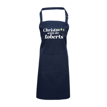 'Christmas With The…' Personalised Apron, 6 of 9