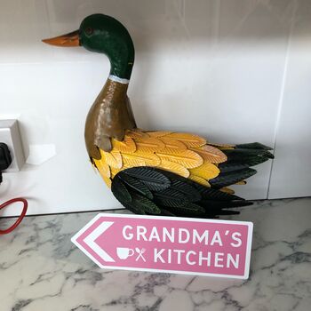 Personalised Grandparent Metal Kitchen Sign, 2 of 4