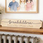 Personalised Grandchildren 3D Wood And Acrylic Street Sign, thumbnail 1 of 4