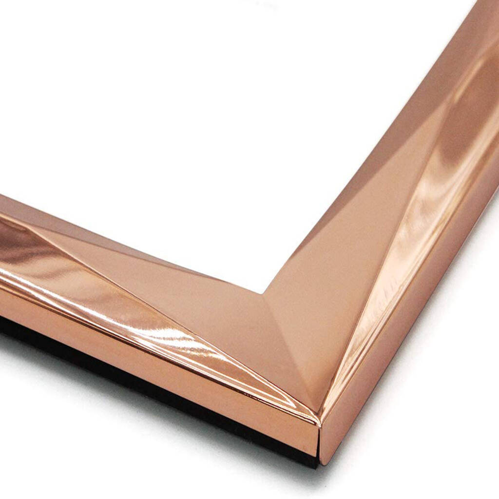 Modern Metal Rose Gold Plated Photo Frame By Momentum