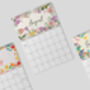 2026 Calendar | Floral Calendar | 2026 Wall Calendar, thumbnail 4 of 6