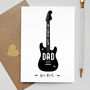Personalised Father's Day Guitar Card, thumbnail 2 of 2