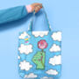 Cloud And Rose Fantasy Field Canvas Tote Bag, thumbnail 5 of 5