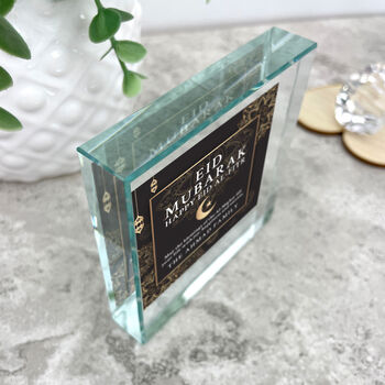 Personalised Eid Al Fitr Crystal Token, 6 of 9