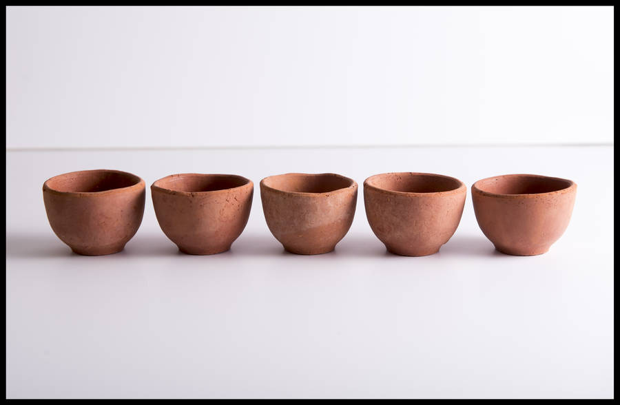 Handmade Unglazed Clay Chai Tea Cups Made In India By Spice Kitchen