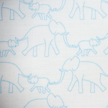 Elephant Print Cot Duvet Cover, 2 of 3