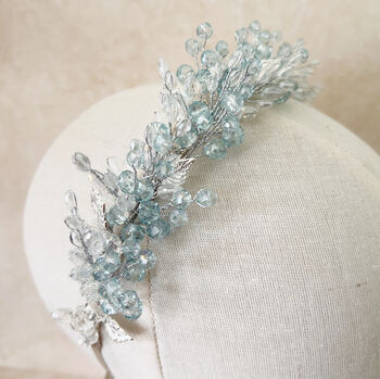 Pale Green Crystal Headband, 4 of 4